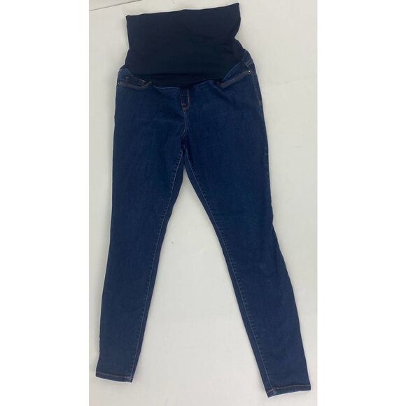liz lange Target maternity jeans blue full panel Jegging – Size Small - Picture 3 of 10
